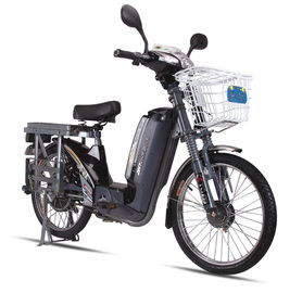 60V Battery Power Adult Electric Bike ,  Electric Powered Bicycle With Open Rear Rack